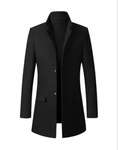 [OKJCON] XL コート メンズ ロング ジャケット チェスターコート