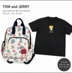 トムとジェリー★非売品リュック&新品Tシャツ 黒 セットのサムネイル