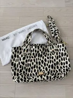 マークバイマークジェイコブス　ダルメシアン柄　トートバッグ