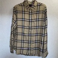H&M 長袖チェックシャツ XL