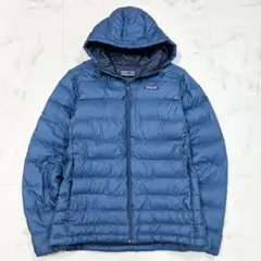 パタゴニア ハイロフト ダウンセーターフーディ ダウンジャケット ブルー S