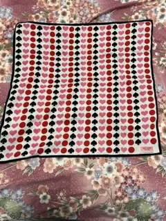 kate spade ハートとスペード柄 ハンカチ