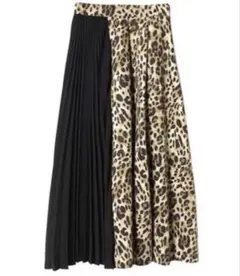 eimy istoire♡美品♡Leopardプリーツコンビスカート♡送料込み