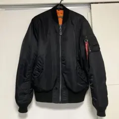 ALPHA INDUSTRIES MA-1 フライトジャケット ブラックXL