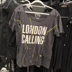 ダメージ加工 Tシャツ ワンショルダー HALFMANのサムネイル