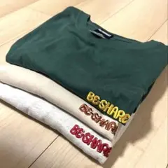 Tシャツ3枚セット　刺繍　ロゴ ポパイ風 POPEYE