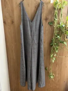 お値下げ！ローリーズファーム　サロペット　ワイド　チェック