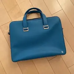 dunhill ビジネスバッグ ターコイズブルー　希少？のサムネイル