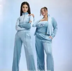 forever21 ハローキテイコラボ ベロアセットアップ パンツのみ S