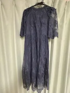 ドレスプラス DRESS+ レーススタンドカラーワンピースドレスパーティードレス