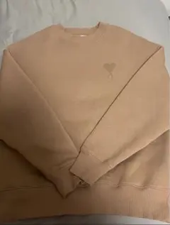 ami ベージュ スウェット トレーナー