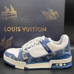 【美品】ルイヴィトン LVトレイナーライン スニーカー 24年 ロゴ メンズ 6
