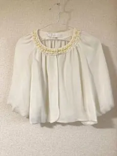 フォーマル ボレロ オフホワイト size40 日本製　結婚式 パーティー