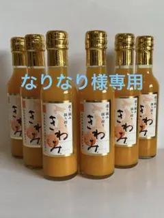なりなり様専用　きわみ　みかんジュース　100%果汁　6本
