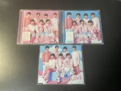 なにわ男子　初心LOVE 初回限定版　通常版　３枚セット
