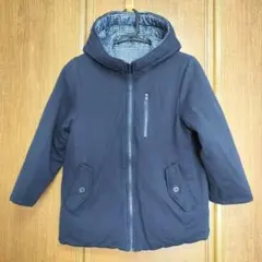 コムサ・イズム リバーシブルジャケット フード付き コート ネイビー 130cm