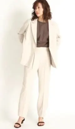 ミラオーウェン　テーラードジャケットセットアップ