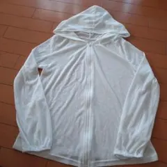 SHEIN ジップアップパーカー ホワイト S
