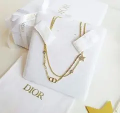 Dior ディオール ゴールド 2連ネックレス DIOR✩のサムネイル
