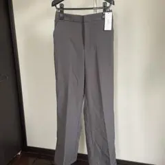 Re:EDIT カットツイルセンタープレスカラースラックス XL グレー　新品