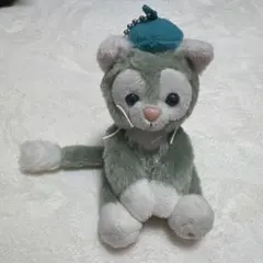 Gelatoni 猫 ぬいぐるみ キーチェーン付き