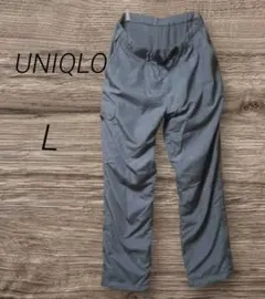 美品 UNIQLO ユニクロ ヒートテックウォームイージーパンツ L グレー