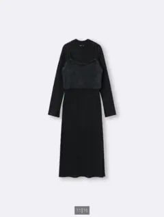 【値下げ交渉可】GU 2ピースビスチェセットワンピース