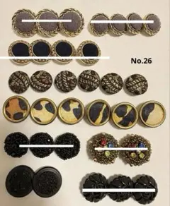 ボタンヴィンテージ　バラ　まとめ売り　アンティーク26