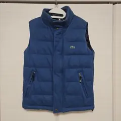 LACOSTE／ダウンベス／ ブルー／サイズ48/3