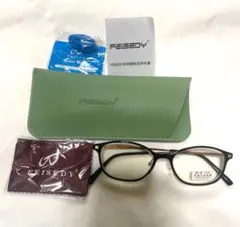 老眼鏡 おしゃれブルーライトカット リーディンググラス ソフトケース付き箱無し