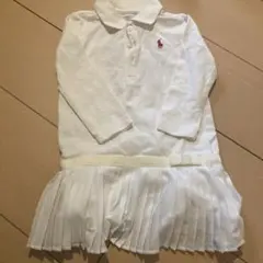 Ralph Lauren ホワイト ワンピース 80