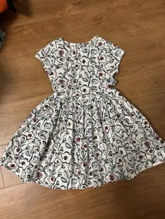 プチバトー花柄ワンピース110