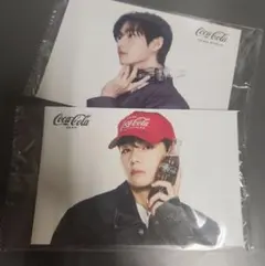 BTS V コカ・コーラ ゼロシュガー ポストカード 2セット