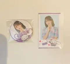 ＝LOVE イコラブ シナモン　フォトカード　缶バッジ 野口衣織　シナモロール