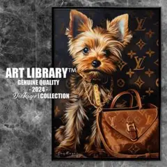 犬 Louis Vuitton アートポスター TGHMH112