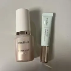 MAQUILLAGE 美容液ファンデーションと毛穴カバー下地セット