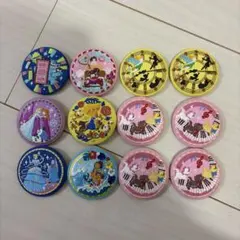 ディズニー　刺繍ピンバッジ12個セット