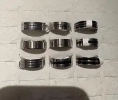 【新品・送料無料】メンズリング9点まとめ売りセットIV