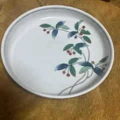 【九谷焼】山田義明　陶器 皿 花柄 プレート 和食器 日本工芸会正会員【九谷焼】山田義明 陶器 皿 花柄 プレート 和食器