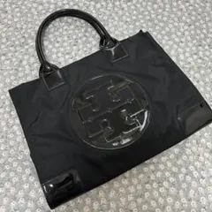 訳あり極美品】トリーバーチ エラ トートバッグ レザー ナイロン 