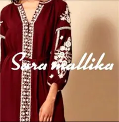 sara mallika/ロングワンピース(ブラック)＊色違い出品あり