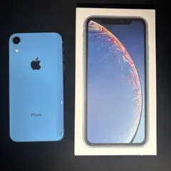 【美品】iPhone XR 64GB ブルー