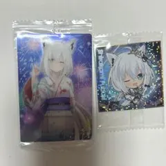 ホロライブ　hololive シール　カード　白上フブキ