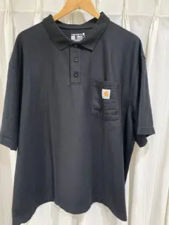 カーハート K570 ポケット ポロシャツ 黒 ルーズフィット 2XL 3L