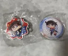 名探偵コナン くら寿司 ビッくらポン 缶バッジ ラバーチャーム