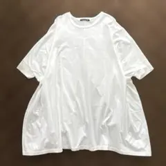 ★美品★mizuiroind ミズイロインド　ワンピース　ビッグシルエット　白のサムネイル