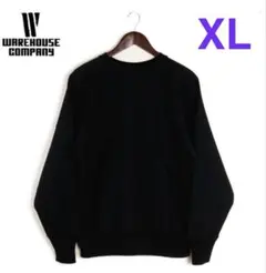 XL ウエアハウスWAREHOUSELot.483無地ヘビーウェイト黒ブラックのサムネイル