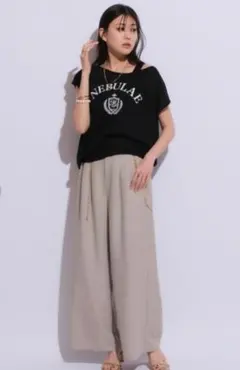 Mystrada チェーンベルトパンツ