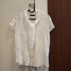 美品 EMPORIO ARMANI シルク100% ドレープブラウス 36 - メルカリ