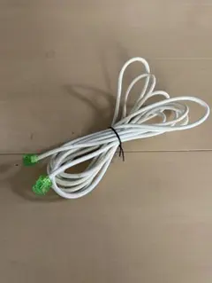 ホワイト モジュラーケーブル グリーンコネクタ